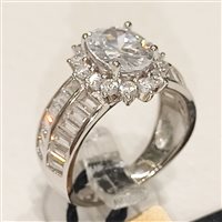 Anello Vidali Gioielli Donna in Argento Zircone ANAR-34 - ANAR-34